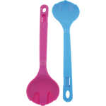 Frosty Salatbesteck 2 in 1 farbig sort 29x8x2cm