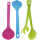 Frosty Salatbesteck 2 in 1 farbig sort 29x8x2cm