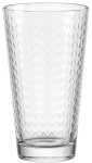 Glas Trinkglas 380ml STARS, mit Struktur