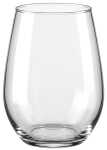 Glas Trinkglas 400ml LIMA, ovale Form, klar