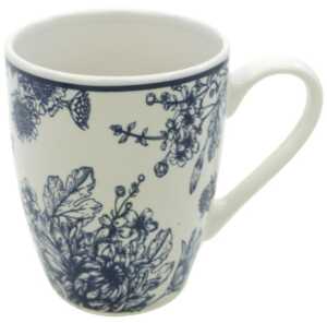Porzellan-Kaffeebecher 310ml, Imperial Blue Motiv