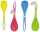 Salatbesteck 2er Set 27cm transp. Kusto 4Fb. sort