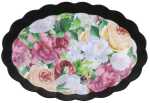 Tablett oval 36.5 x 25.5 x 2.8 cm aus Kunststoff