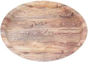 Tablett XL Holzdesing rund 24x2cm