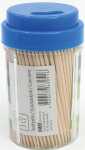 Zahnstocher 300er in Spenderdose 7x4cm,Farb sort.