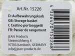 Aufbewahrungskorb 19x12x15cm 2 farbig sortiert