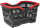 Einkaufskorb schwarz mit farb.Griff ca.31x25x23cm