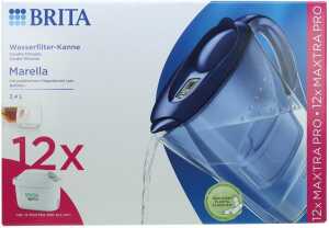 BRITA Marella XL Blue + 12x Maxtra Pro All in 1