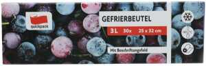 QUICKPACK Gefrierbeutel 3l 30er 32x25cm