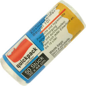 QUICKPACK Müllbeutel 10l 36x44cm 50er Rol.5MY Kosmetikeimer