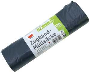 QUICKPACK Müllsäcke 120L 10er mit Zugband 70x100cm