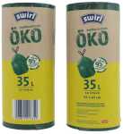 SWIRL Öko-Müllbeutel 35 Liter mit Zugband 12 Btl