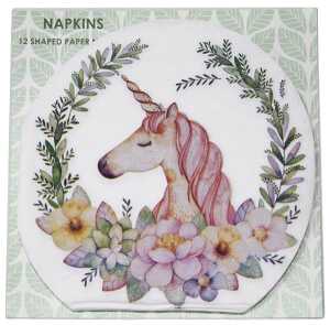 Design Form-Servietten Premium Einhorn 33x33cm