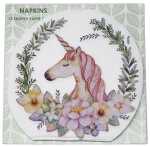 Design Form-Servietten Premium Einhorn 33x33cm