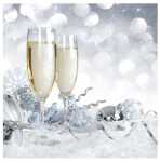 Servietten Champagner 20er, 3-lagig 33x33cm