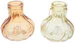 Edle bauchige Vase 6,5x6,5x3cm feinste Glas