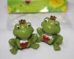 Herzfrosch 2er Set! Je 4,1x3,7x 2,2cm Poly