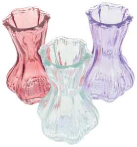 Tolle Vase 9,5x5,5cm aus feinstem Glas gefertigt