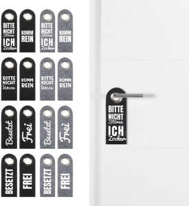 Türhänger Filz 8/s ca. 22x8cm Filz Lieferumfang 8 Stück sortiert