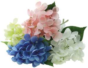 Blume Hortensie mit vielen Blüten, 45x15cm