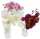 Edle Orchidee in Glasvase, 19,5cm