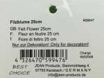 Filzblume 34x8cm, mit Holzstab – verziert