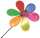 Windrad Blume XXL glitzernd, 25cm