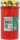 Grablicht Brenner Nr 3 rot m. Golddeckel 11x5,5cm