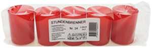 Grablicht Brenner Nr. 24 Rot 5er