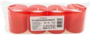 Grablicht Brenner Nr.40 rot 4er