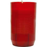 Grablicht Brenner T3 rot o. Deckel 9,5x5,5cm