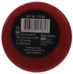 Grablicht elektrisch 12cm rot i.Dis.ohne Batterie