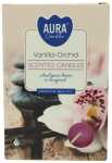 AURA CANDLES Teelichte Duft 6er Vanille-Orchidee in Faltsch.