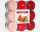 AURA CANDLES Teelichter Duft 18er Erdbeere in Blockpackung