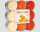 AURA CANDLES Teelichter Duft 18er Orange in Blockpackung