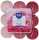 AURA CANDLES Teelichter Duft 18er Rose in Blockpackung