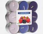 AURA CANDLES Teelichter Duft 18er Waldfrucht in Blockpackung