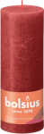 BOLSIUS RUSTIK Stumpenkerze 190x68 rot