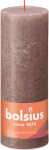 BOLSIUS RUSTIK Stumpenkerze 190x68 taupe
