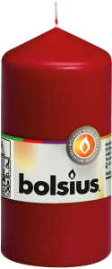 BOLSIUS Stumpenkerze 120mm (H) x 58mm (DM), bordeaux