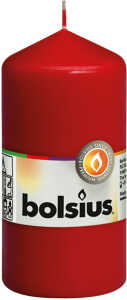 BOLSIUS Stumpenkerze 120mm (H) x 58mm (DM), rot