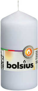 BOLSIUS Stumpenkerze 120mm (H) x 58mm (DM), weiss