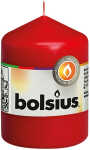 BOLSIUS Stumpenkerze 80mm (H) x 58mm (DM), rot