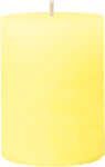 WENZEL Kerze Rustic Safe Candle 80x60mm Pastellgelb