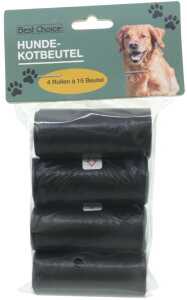 Hundekotbeutel 4 Rollen je 15 Beutel