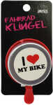 Bike Lovers Fahrradklingel mit Spruch, auf Karte...