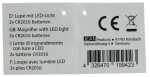 LED Lupe, verschiedene Farben im Display 15x6,5cm