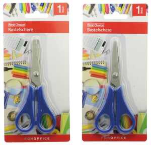 Schere 13x5,5cm rund und spitz
