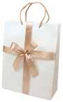 Geschenktasche Satinschleife 23x18cm