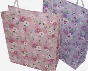 Shoppingbag Rosen, 26,8x9,8x32cm